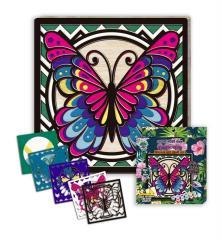 Zestaw do tworzenia obrazów z drewna - Motyl
