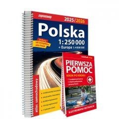 Atlas samochodowy Polska 1:250 000 w.2025/2026