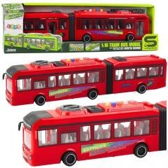 Autobus przegubowy otwierane drzwi światło dźwięk