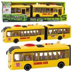 Autobus przegubowy otwierane drzwi światło dźwięk