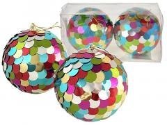 Bombki kolorowe 2szt