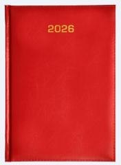 Kalendarz 2026 dzienny A5 Baladek czerwony
