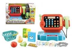 Kasa sklepowa z kalkulatorem i akcesoriami