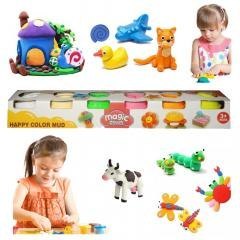 Masa plastyczna 6 pojemników