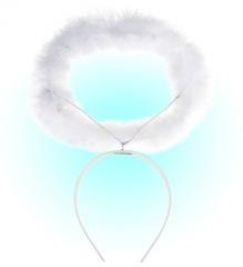 Opaska biała aureola