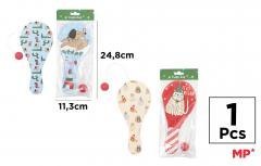 Paletka z piłką na gumce świąteczna MIX