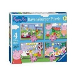Puzzle 4w1 Świnka Peppa