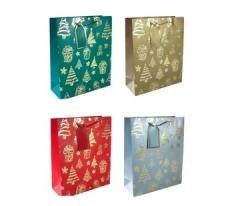 Torebka prezentowa L Boże Narodzenie platera mix