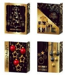 Torebka prezentowa M Boże Narodzenie platera mix