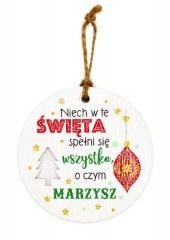 Zawieszka ceramiczna Boże Narodzenie