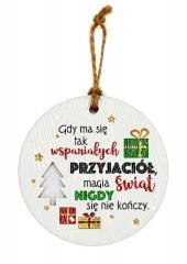 Zawieszka ceramiczna Boże Narodzenie