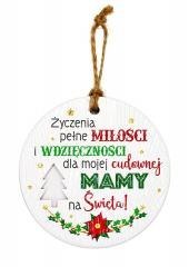 Zawieszka ceramiczna Boże Narodzenie