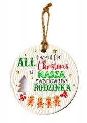 Zawieszka ceramiczna Boże Narodzenie