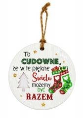 Zawieszka ceramiczna Boże Narodzenie