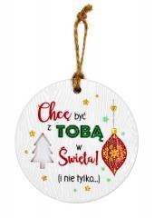 Zawieszka ceramiczna Boże Narodzenie