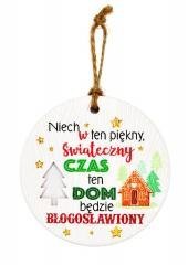 Zawieszka ceramiczna Boże Narodzenie