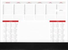 Kalendarz 2026 Biuwar A2 z listwą (30 kart)