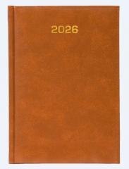 Kalendarz 2026 dzienny A5 Baladek brąz