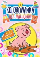 Kolorowanka dla maluchów 3. Świnka