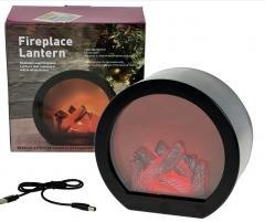 Lampka kominek LED