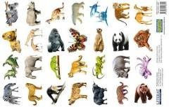 Naklejki. Zwierzęta świata