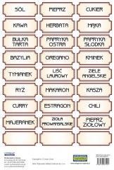 Naklejki na przyprawy