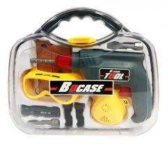 Narzędzia z wkrętarką w walizce