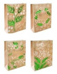 Torebka prezentowa M Boże Narodzenie platera mix