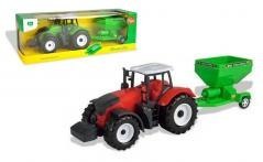 Traktor z napędem i maszyną mix