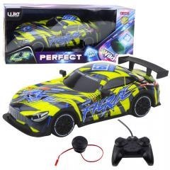 Wyścigówka R/C podświetlana karoseria żółty