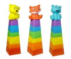 Zabawka dla malucha piramidka mix