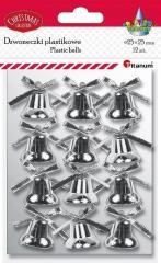 Dzwoneczki plastikowe 25mm 12szt