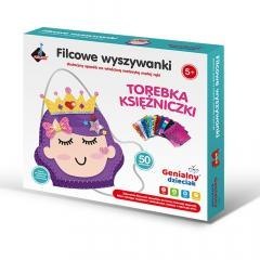 Filcowe wyszywanki - torebka księżniczka