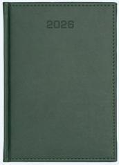 Kalendarz 2026 dzienny A4 Vivella zielony