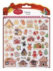 Naklejki 3D papier na filcu 47szt