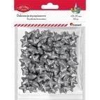 Styropianowe gwiazdki 20x18mm srebrne 60szt