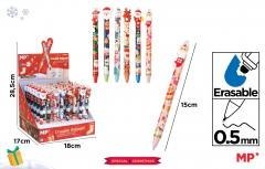 Długopis ścieralny z nakładką świąteczny (48szt)