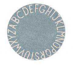 Dywan bawełniany okrądły ABC Vintage blue 150cm
