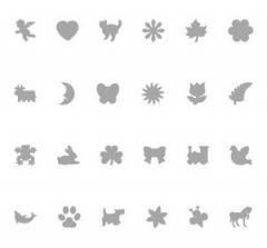 Dziurkacz ozdobny (24szt)