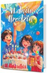 Karnet B6 Urodziny