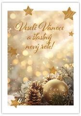 Karnet Wesołych Świąt - Vesele Vanoce Cestina