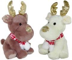 Łoś Renifer świąteczny 30cm MIX