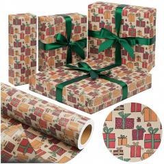 Papier kraft Kolorowe Prezenty X-Strong 38cmx20m