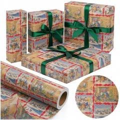Papier kraft Świąteczne Opowieści 38cmx20m