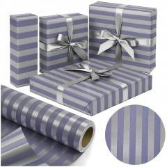 Papier metalizujący Srebrne Pasy X-Strong 38cmx20m