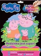 Peppa Pig. Zdrapuj, koloruj, naklejaj