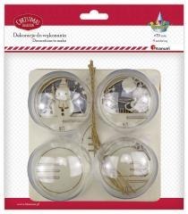 Zestaw do złożenia bombka akrylowa 70mm