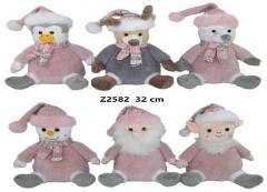 Zwierzęta świąteczne 32cm MIX