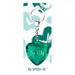 Brelok serce MIX Ja i Ty/ Kochana Babcia