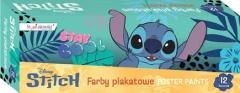 Farby plakatowe 12 kolorów 20ml Stitch